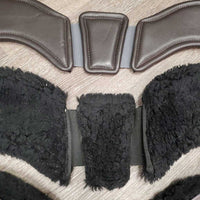 Anatomical Short Girth, 4 liners *vgc, mnr stains, clean, hair, residue, rubs, clumpy