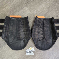 Mesh Closed Boots, velcro *gc, clean, v.hairy velcro, v.rubbed & frayed edges, faded
