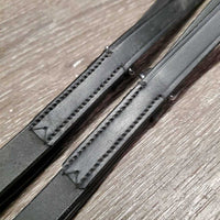 "TrainRein" Draw Reins, els, roller, loops *like new/xc, mnr creases