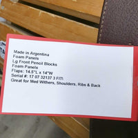 17 MW *5.25" HDR Advantage Close Contact, 2 Billet Guards, Lg Front Pencil Blocks, Foam Panels: Flaps: 14.5"L x 14"W Serial #: 17 07 32137 3 FIT