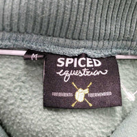 Hvy Thick Fleece "Cuddle" Hoodie Jacket, Zipper *gc, faded, rubs, v.pilly, shrunk?/wavy zip