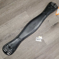 Padded Leather Dressage - Short Girth *vgc/xc, mnr scratches, hairy & dirty seams