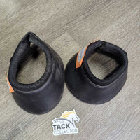 Wrap Around Bell Boots, velcro *gc, clean, v.rubbed & frayed lining, residue, stains, hairy