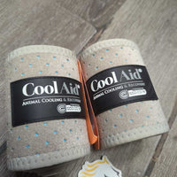 2 Cooling Therapy Leg Wraps *vgc/xc, clean, v.mnr rubs, pills & stains