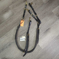 Padded Neoprene Biothane Breastcollar, Wither Strap, Snaps *vgc, mnr dirt & residue