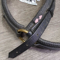 Padded Neoprene Biothane Breastcollar, Wither Strap, Snaps *vgc, mnr dirt & residue