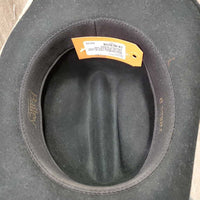 "Three D" v.soft Wool Felt Western Hat, hat band *vgc, mnr dirty & hair, older