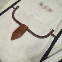 Canvas Bridle Bag *gc/fair, stains, pilly