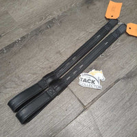 T-Bar Short Synthetic Stirrup Leathers, keepers *like new, clean