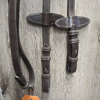 "Athens" Anatomical Figure 8 Bridle, "Chicago" rubber reins *xc/vgc, v.mnr dirt, scuffs