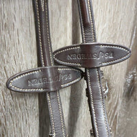 "Athens" Anatomical Figure 8 Bridle, "Chicago" rubber reins *xc/vgc, v.mnr dirt, scuffs