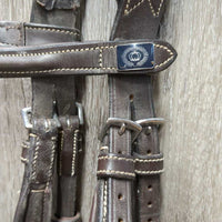 "Athens" Anatomical Figure 8 Bridle, "Chicago" rubber reins *xc/vgc, v.mnr dirt, scuffs