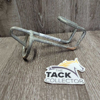 Hvy Metal Bucket Hook *gc/fair, scraped, peeled, oxidized, rust, stains