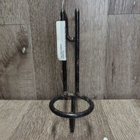 Hvy Metal Bucket Hook *gc/fair, scraped, peeled, oxidized, rust, stains