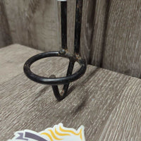Hvy Metal Bucket Hook *gc/fair, scraped, peeled, oxidized, rust, stains