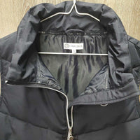 Puffy Vest, zipper, bling pockets *xc/like new