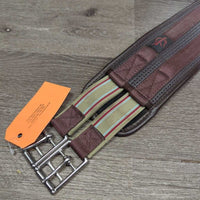 Neoprene & Nylon Web Girth, els *vgc, mnr stains, clean, smells