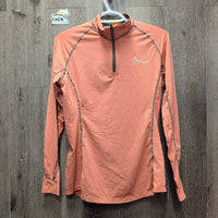 LS Base Layer Shirt, 1/4 Zip up *vgc/xc, v.mnr seam rubs & puckers