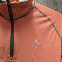 LS Base Layer Shirt, 1/4 Zip up *vgc/xc, v.mnr seam rubs & puckers