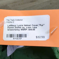 Lycra Helmet Cover,"Fur" Pomm Pomm xc, v.mnr rubs