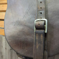 Middleton & Sons WW1 Cavalry Saddle, 2x Stirrup Irons & Leathers, Girth *NOT for Riding - DISPLAY ONLY