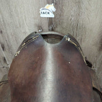 Middleton & Sons WW1 Cavalry Saddle, 2x Stirrup Irons & Leathers, Girth *NOT for Riding - DISPLAY ONLY