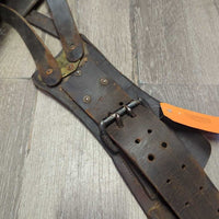Middleton & Sons WW1 Cavalry Saddle, 2x Stirrup Irons & Leathers, Girth *NOT for Riding - DISPLAY ONLY