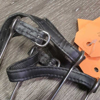 Fine Rowel English Spurs, Thick Leather Spur Straps *xc/like new, clean, mnr scratches