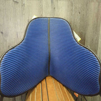 16" Freeform Classic Trail Treeless Saddle, HAF Equitation Saddle Pad, T-Bar Leathers, Pommel Strap, Rainbow Saddle Cover, 3x leather ties