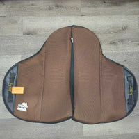 16" Freeform Classic Trail Treeless Saddle, HAF Equitation Saddle Pad, T-Bar Leathers, Pommel Strap, Rainbow Saddle Cover, 3x leather ties