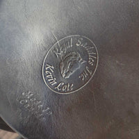 17" XW 6" Regal Dressage Saddle, Leather Cantle Cover, Air Panels, Rear Gusset Panels, Xlg Front Blocks, Flaps: 17"L x 12"W Serial #: 215 17 5
