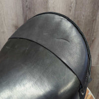 17" XW 6" Regal Dressage Saddle, Leather Cantle Cover, Air Panels, Rear Gusset Panels, Xlg Front Blocks, Flaps: 17"L x 12"W Serial #: 215 17 5