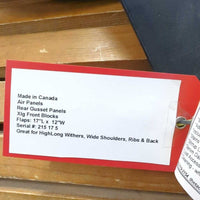 17" XW 6" Regal Dressage Saddle, Leather Cantle Cover, Air Panels, Rear Gusset Panels, Xlg Front Blocks, Flaps: 17"L x 12"W Serial #: 215 17 5