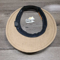 Jute Helmet Sun Visor *vgc, clean, mnr edge rubs & dust