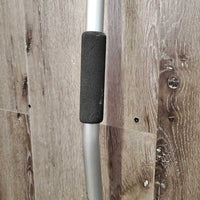 Plastic Pitch Fork, Ergonomic Aluminum Handle, foam handle *gc, clean, faded, marker