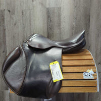 17.5" XW 6.25" Zaldi Royal Event Close Contact, Zaldi Navy Cover, 2 Billet Guards, Wool Flocking, Rear Gusset Panels, Lg Front & Back Exterior Blocks, Flaps: 15"L x 14"W Serial #: 17.5 31 140060