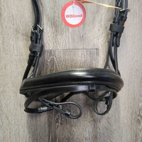 Rsd/Padded Monocrown Dressage Bridle, Bling, Crank, Flash, Bag, Tag *new