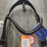 Rsd/Padded Monocrown Dressage Bridle, Flash, Crank, Bag, Tag *new