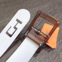 TPE Plastic Belt, Buckle *xc/like new, v.mnr stains