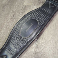 Thick Padded Anatomical Short - Dressage Girth, 2x els *vgc, clean, mnr residue/film & creases