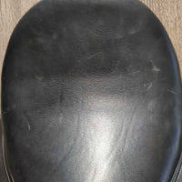 17.5" Adj *3XW Gullet In Bates Wide "Luxe" Dressage Saddle, 2 Lg Front Velcro Blocks, Purple Bates Cover, 2XW Gullet/Box, Leather Pouch: tool, book, balsam, CAIR Panels, Front & Rear Gusset Panels, Flaps 17"L x 12.5"W Serial #: DR 1801283-44 +17.5