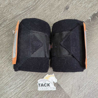 2 Fleece Polos, bag *gc, clean, fuzzy, linty, hair, faded?