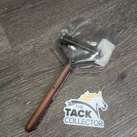 18 Blade Pet Stripper - Undercoat Rake, Wood Handle, plastic cover *vgc, clean, residue, marker