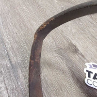 Leather Foal Halter, lead - catch strap *gc, dirt, chews, tiwst, edge scrapes, ONLY 1 Crown dry, creases