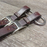 Leather & Ellastic Breastplate, Running Martingale Attachement, snaps *gc/xc, clean, dirty, stiff, residue, hair, faded, stains