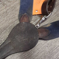 Leather & Ellastic Breastplate, Running Martingale Attachement, snaps *gc/xc, clean, dirty, stiff, residue, hair, faded, stains