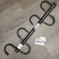 4 Hook Stall Mount Tack - Bridle Rack *fair, scrapes, tape, rust, scratches, rubs, bent