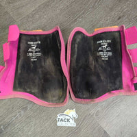 Front & Hind Neoprene Closed Sports Boots. velcro *vgc/gc, dirt, stains, hair