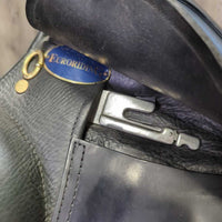 17" M 4.75" Euroriding Titan II Dressage Saddle, Green Nylon/Fleece Lined Saddle Storage - Carry Bag, Wool Flocking, xlg Rear Gusset Panels, XLg External Front Blocks, Flaps: 16.5"L x 11"W Serial #: 302 080 323 17