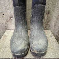 Tall Insulated Muck Boots *gc, dirty, faded, scuffs, creases, lining creases/folds